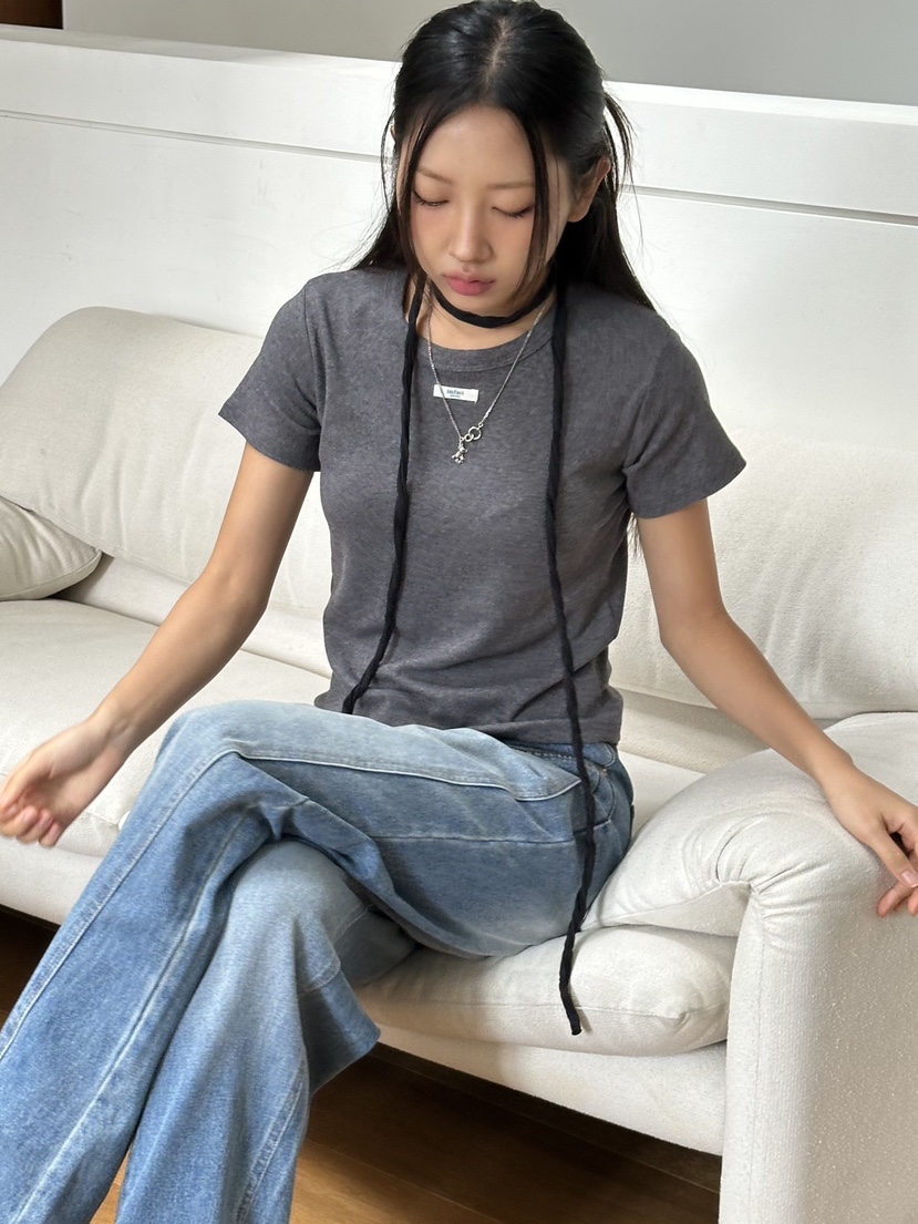 I MFACT韓國代購㊣女士新款時尚推薦熱賣真品休閑25秋夏T恤羊毛I MFACTT恤