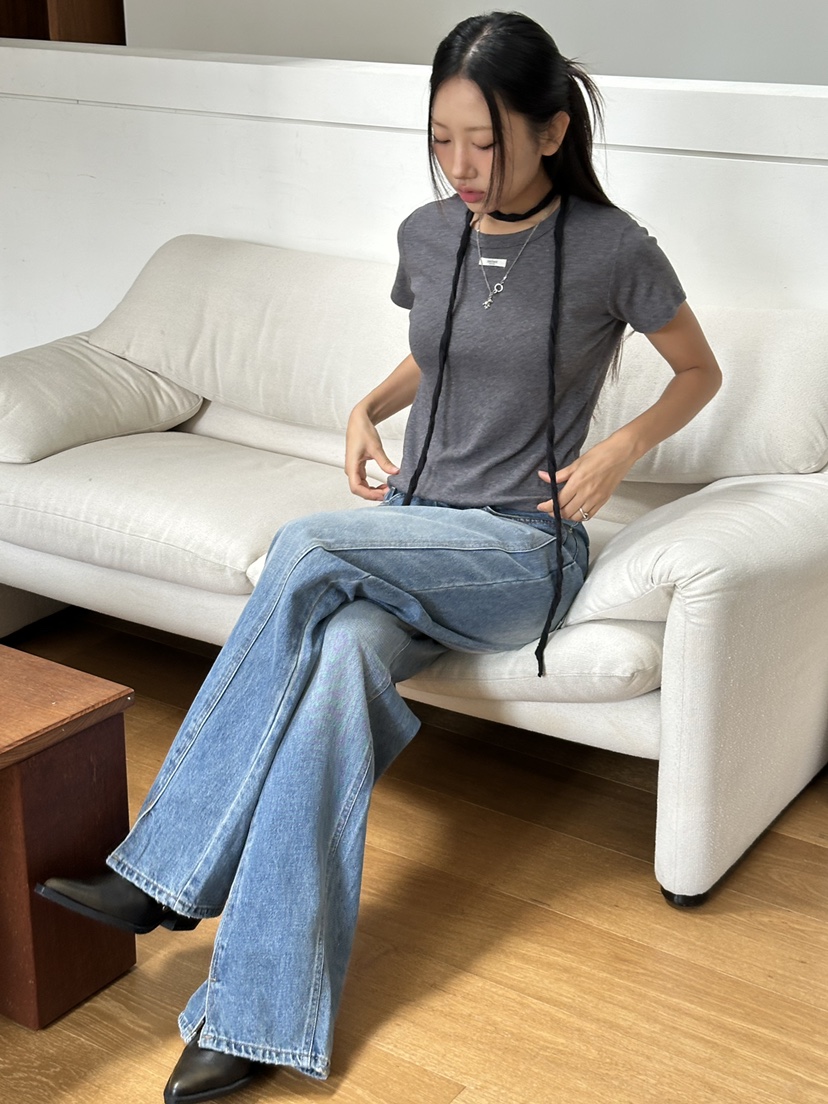 I MFACT韓國代購㊣女士新款時尚推薦熱賣真品休閑25秋夏T恤羊毛I MFACTT恤