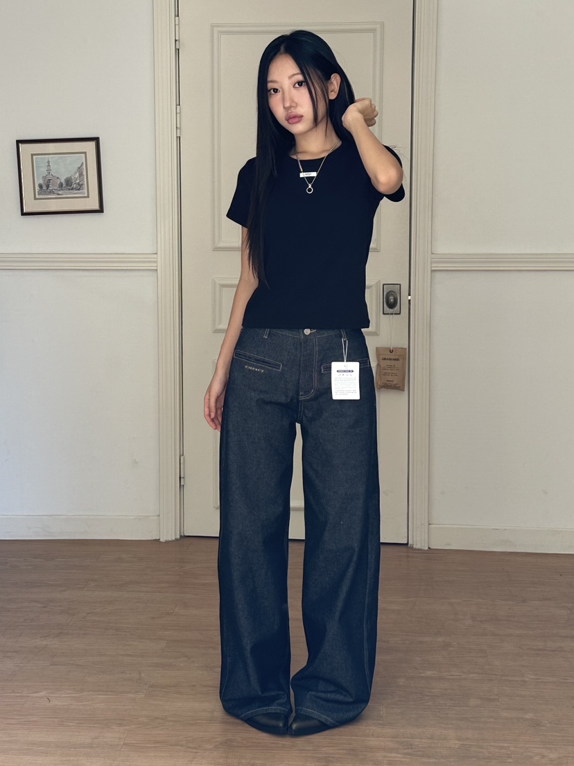 I MFACT韓國代購㊣女士新款時尚推薦熱賣真品休閑25秋夏T恤羊毛I MFACTT恤