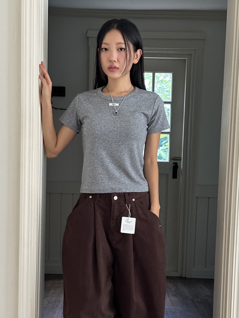 I MFACT韓國代購㊣女士新款時尚推薦熱賣真品休閑25秋夏T恤羊毛I MFACTT恤