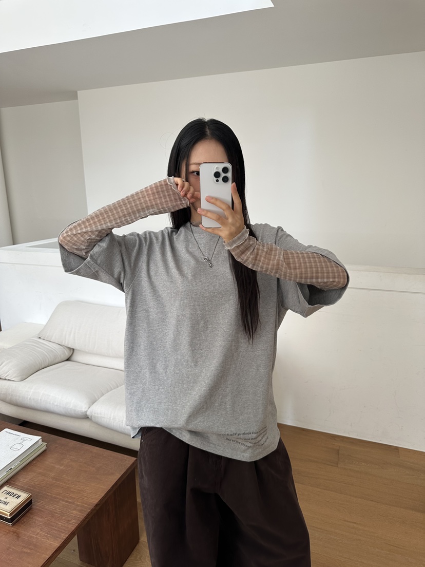 I MFACT韓國直郵㊣女裝新品25秋夏時尚人氣職業T恤不含內搭I MFACTT恤