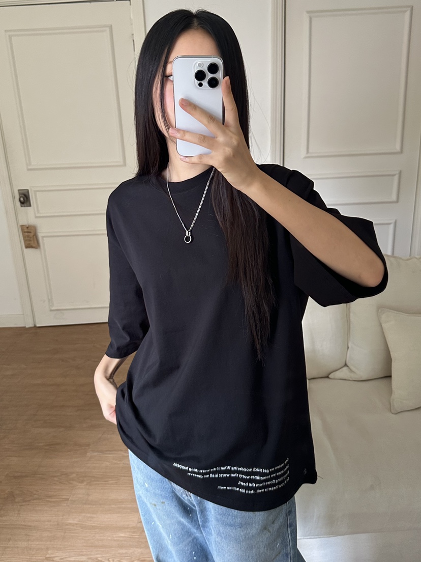 I MFACT韓國直郵㊣女裝新品25秋夏時尚人氣職業T恤不含內搭I MFACTT恤