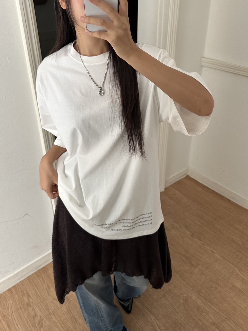 I MFACT韓國直郵㊣女裝新品25秋夏時尚人氣職業T恤不含內搭I MFACTT恤