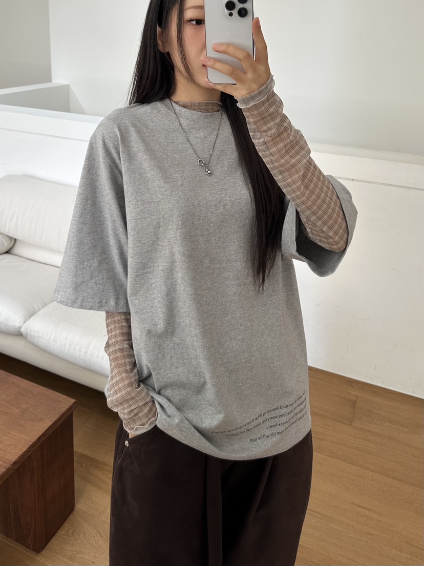 I MFACT韓國直郵㊣女裝新品25秋夏時尚人氣職業T恤不含內搭I MFACTT恤