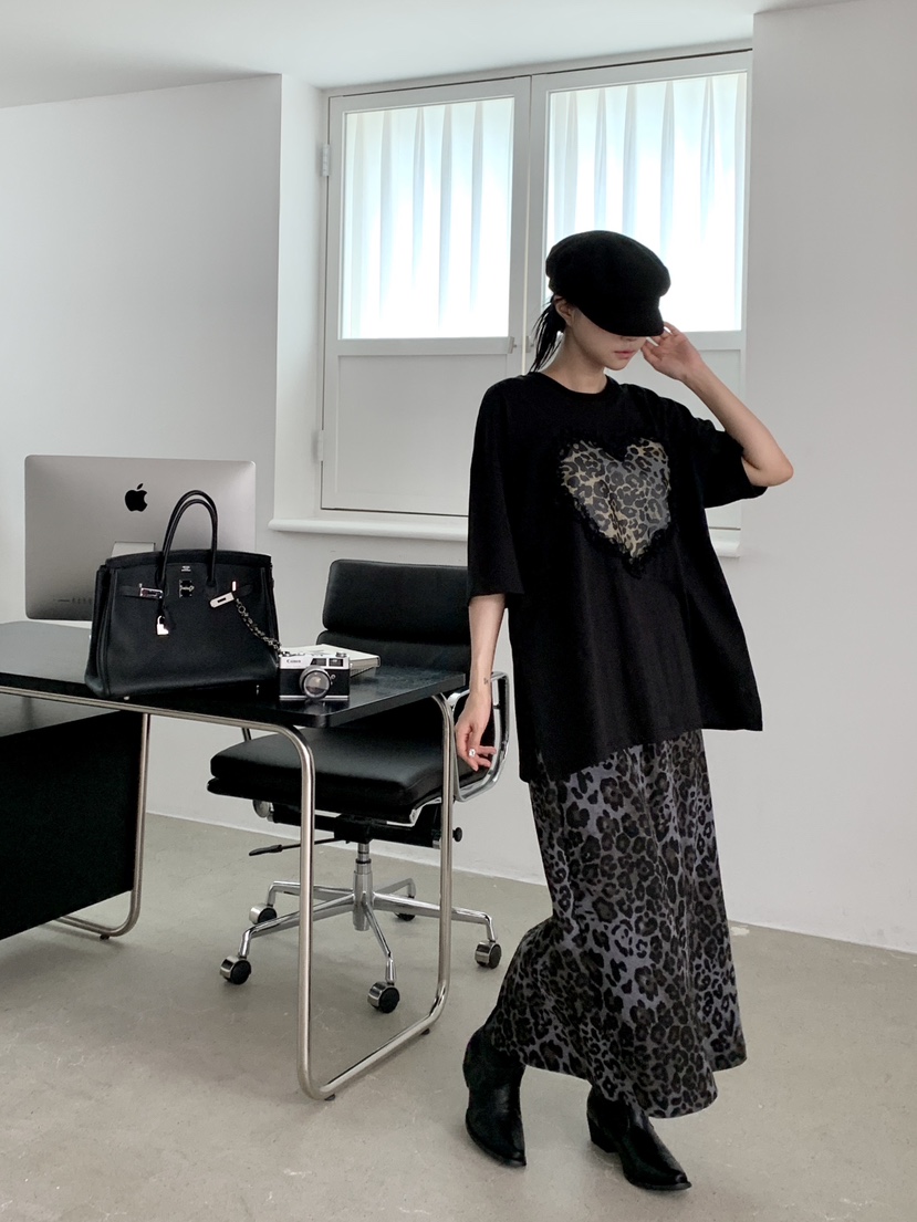 DAVICHI東大門㊣實拍女裝新款休閑推薦真品時尚25秋夏職業T恤DAVICHIT恤