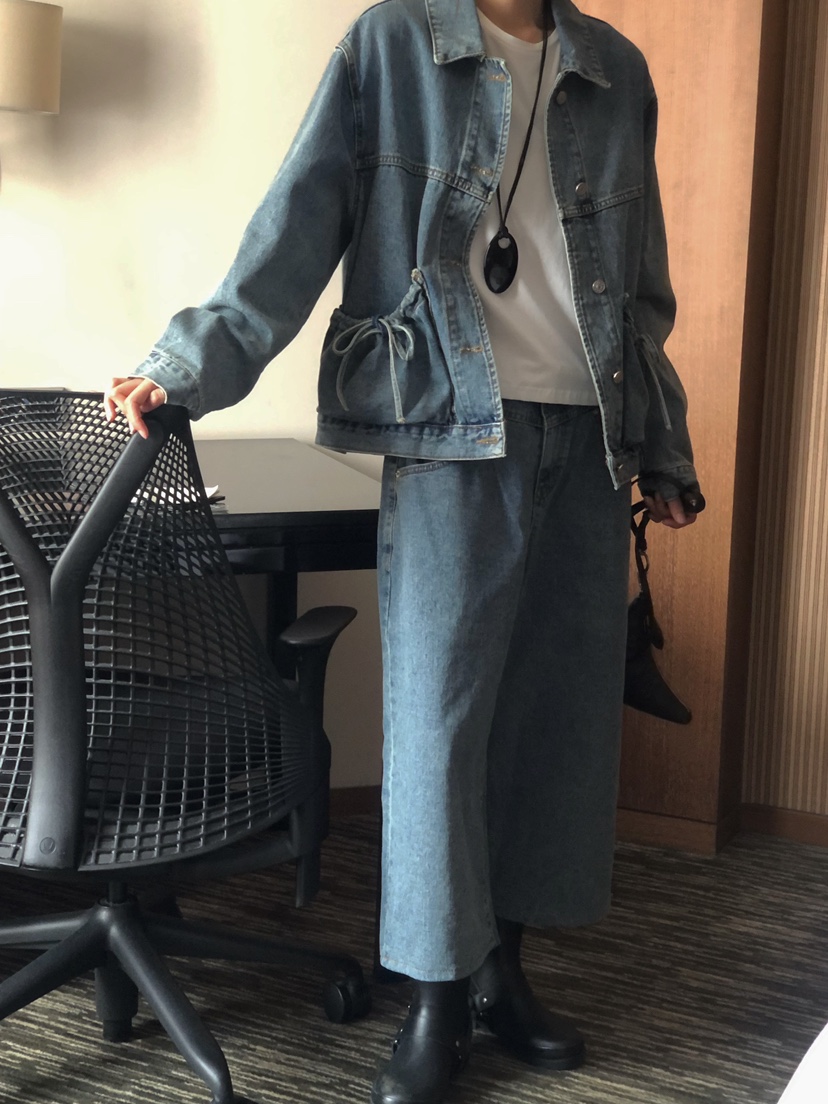 ONDO-P韓國直郵㊣女裝新款熱賣25秋夏推薦人氣時尚夾克蝴蝶結ONDO-P夾克