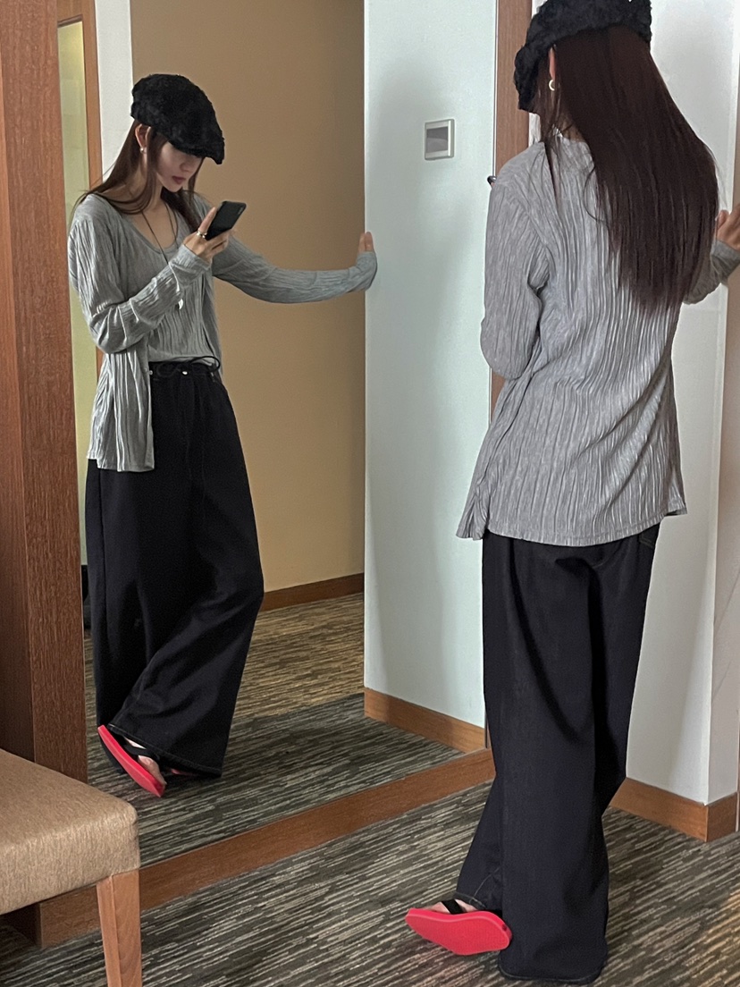 ONDO-P東大門㊣實拍女裝新款25秋夏人氣真品熱賣推薦牛仔褲ONDO-P牛仔褲
