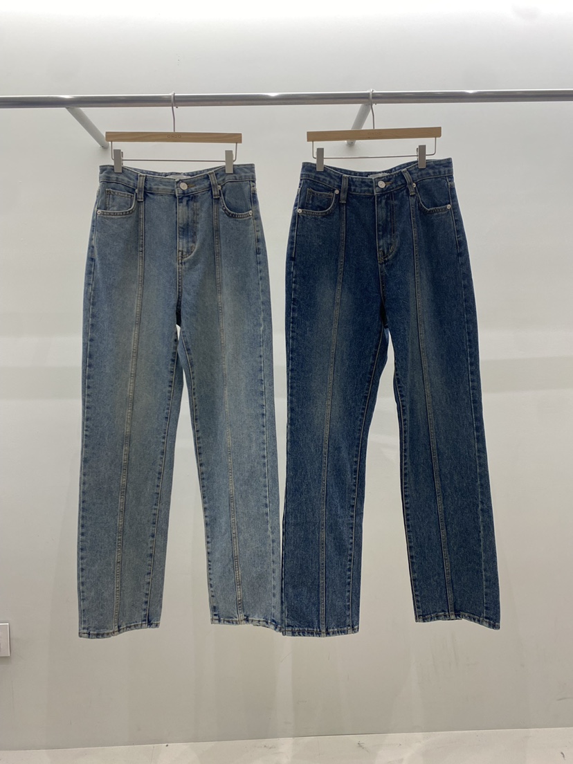 ONDO-P東大門㊣實拍女士新品熱賣真品人氣職業牛仔褲不含腰帶ONDO-P牛仔褲