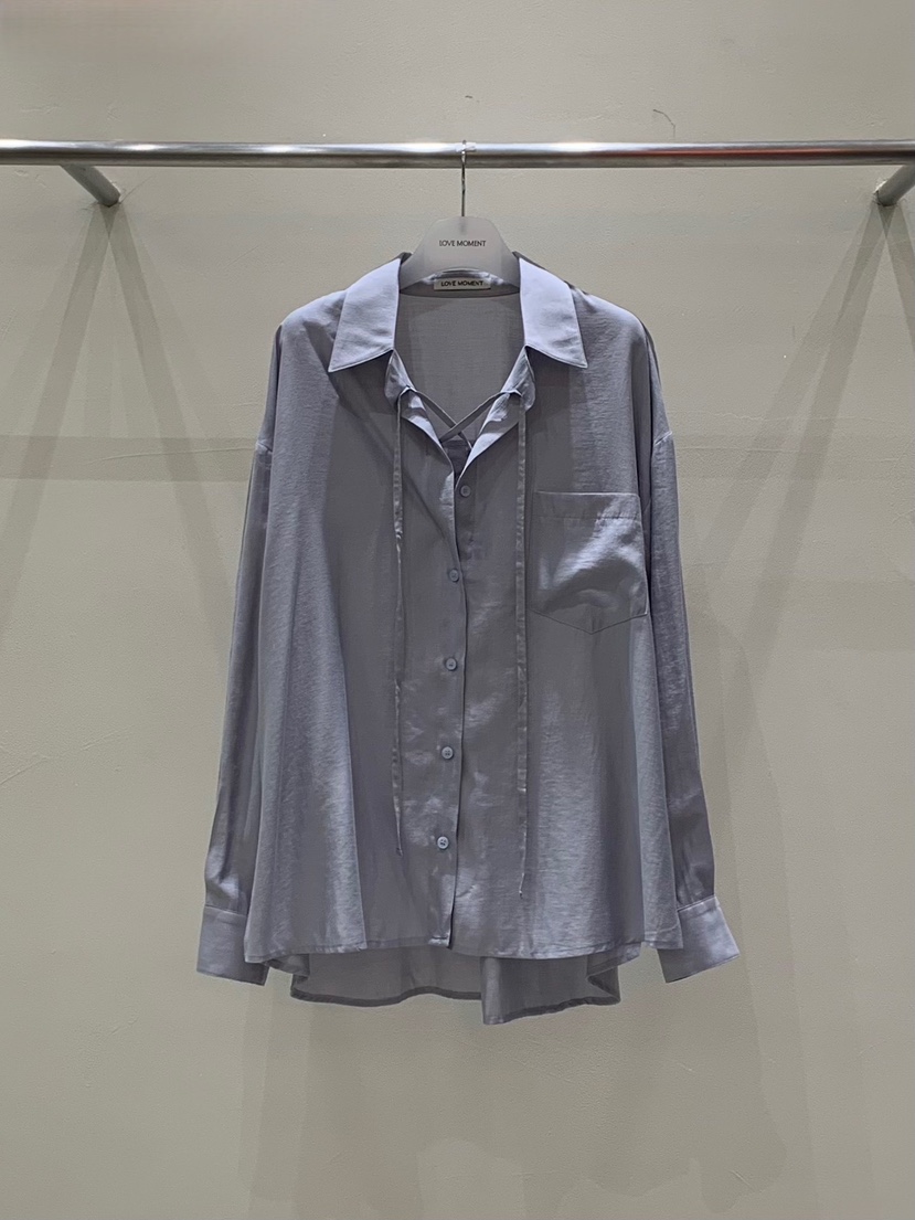 LOVE MOMENT東大門㊣實拍女裝新款真品休閑推薦襯衫蕾絲衫VEGETABLE襯衫/蕾絲衫圖色2