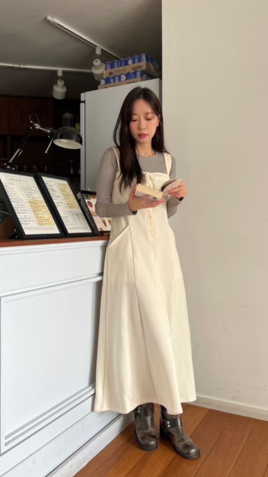 HEY/TO SEWING韓國代購㊣女士新品時尚熱賣推薦職業連衣裙BY HEY/TO SEWING連衣裙