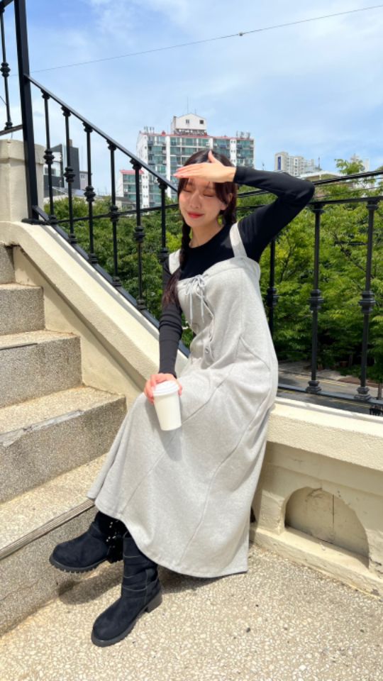HEY/TO SEWING韓國代購㊣女士新品時尚熱賣推薦職業連衣裙BY HEY/TO SEWING連衣裙