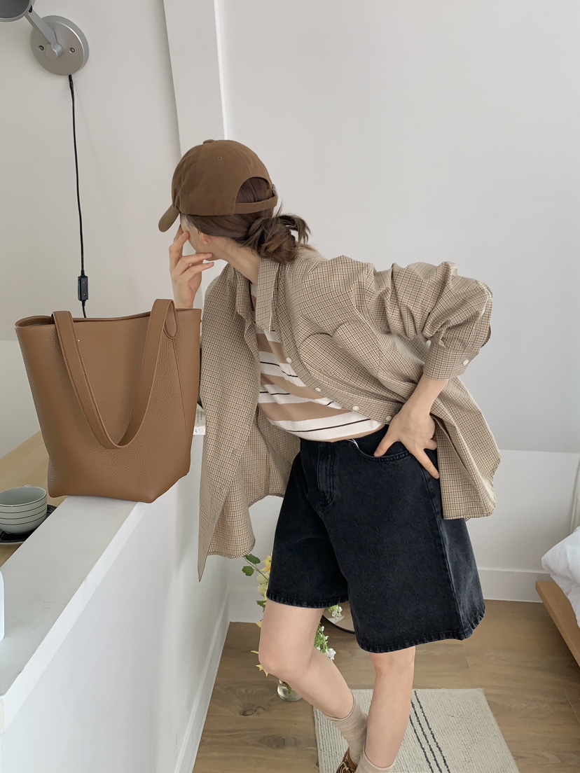 FORMSTUDIO韓國直郵㊣女士新品職業25秋夏人氣襯衫蕾絲衫格紋FORMSTUDIO襯衫/蕾絲衫