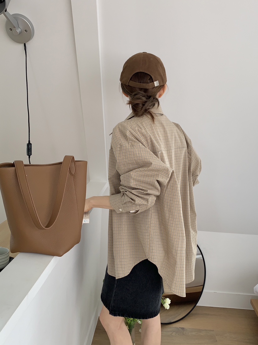 FORMSTUDIO韓國直郵㊣女士新品職業25秋夏人氣襯衫蕾絲衫格紋FORMSTUDIO襯衫/蕾絲衫