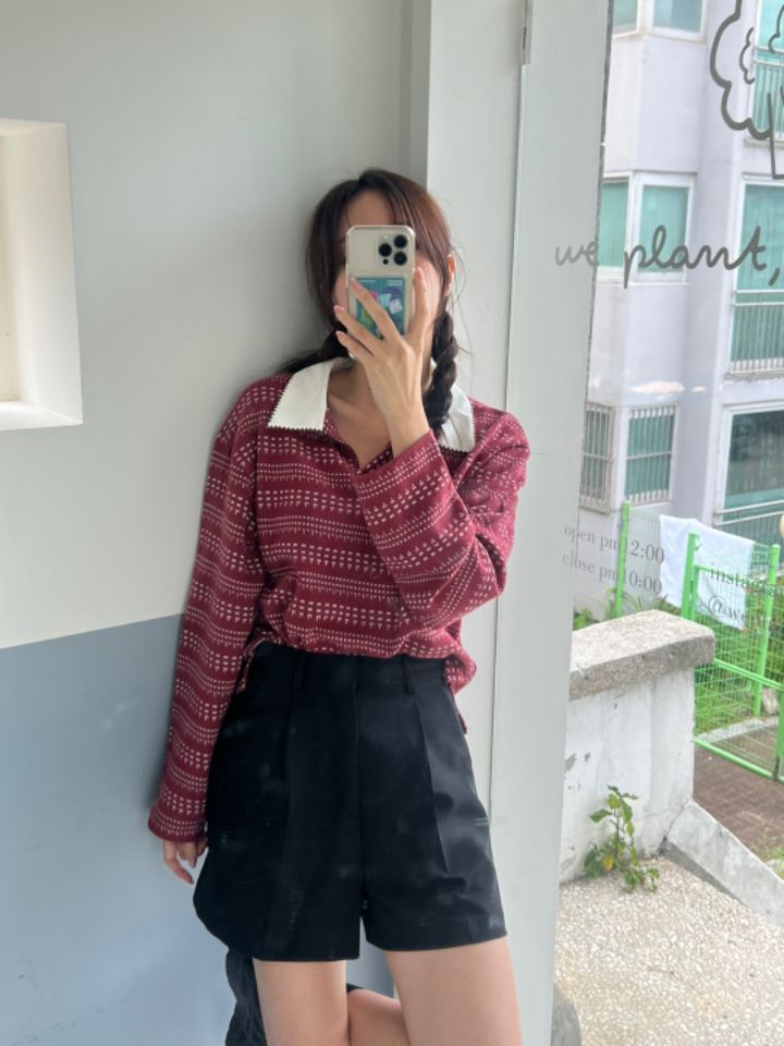 HEY/TO SEWING韓國直郵㊣女士新款時尚熱賣推薦職業長袖T恤BY HEY/TO SEWING長袖T恤
