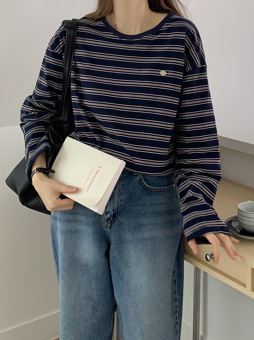 FORMSTUDIO東大門㊣直郵女士新款時尚職業推薦25秋夏長袖T恤FORMSTUDIO長袖T恤