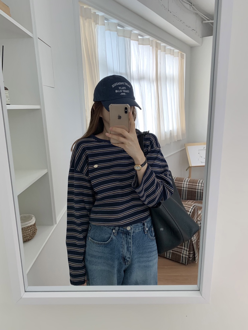 FORMSTUDIO東大門㊣直郵女士新款時尚職業推薦25秋夏長袖T恤FORMSTUDIO長袖T恤
