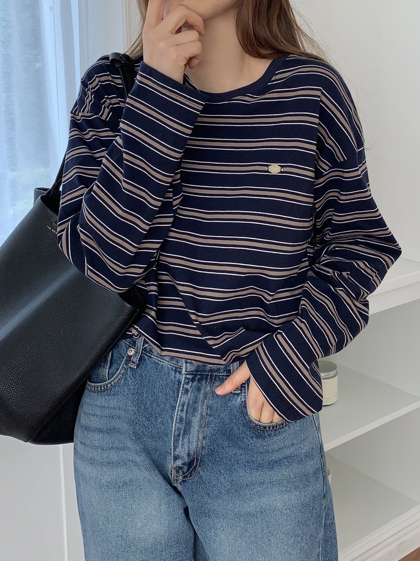 FORMSTUDIO東大門㊣直郵女士新款時尚職業推薦25秋夏長袖T恤FORMSTUDIO長袖T恤