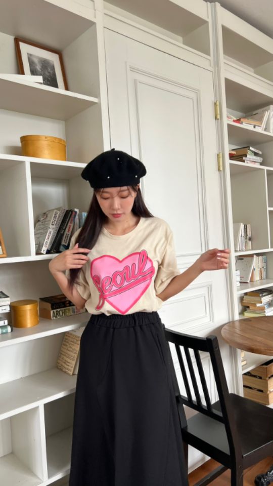 HEY/TO SEWING東大門㊣實拍女裝新品職業25秋夏休閑人氣T恤BY HEY/TO SEWINGT恤