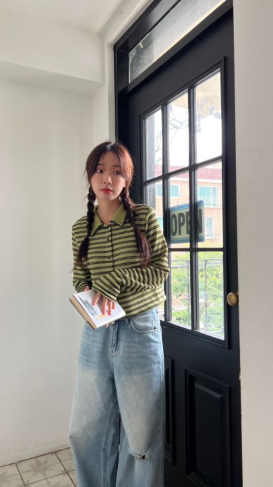 HEY/TO SEWING韓國直郵㊣女裝新款推薦休閑職業針織衫開衫BY HEY/TO SEWING針織衫