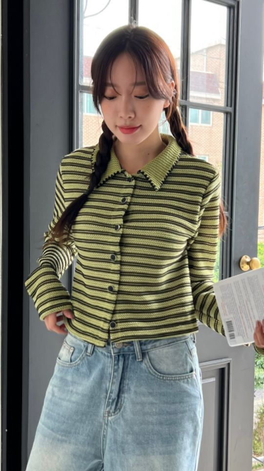 HEY/TO SEWING韓國直郵㊣女裝新款推薦休閑職業針織衫開衫BY HEY/TO SEWING針織衫