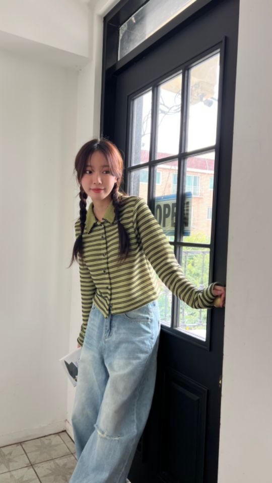 HEY/TO SEWING韓國直郵㊣女裝新款推薦休閑職業針織衫開衫BY HEY/TO SEWING針織衫