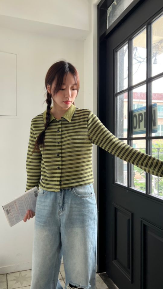 HEY/TO SEWING韓國直郵㊣女裝新款推薦休閑職業針織衫開衫BY HEY/TO SEWING針織衫