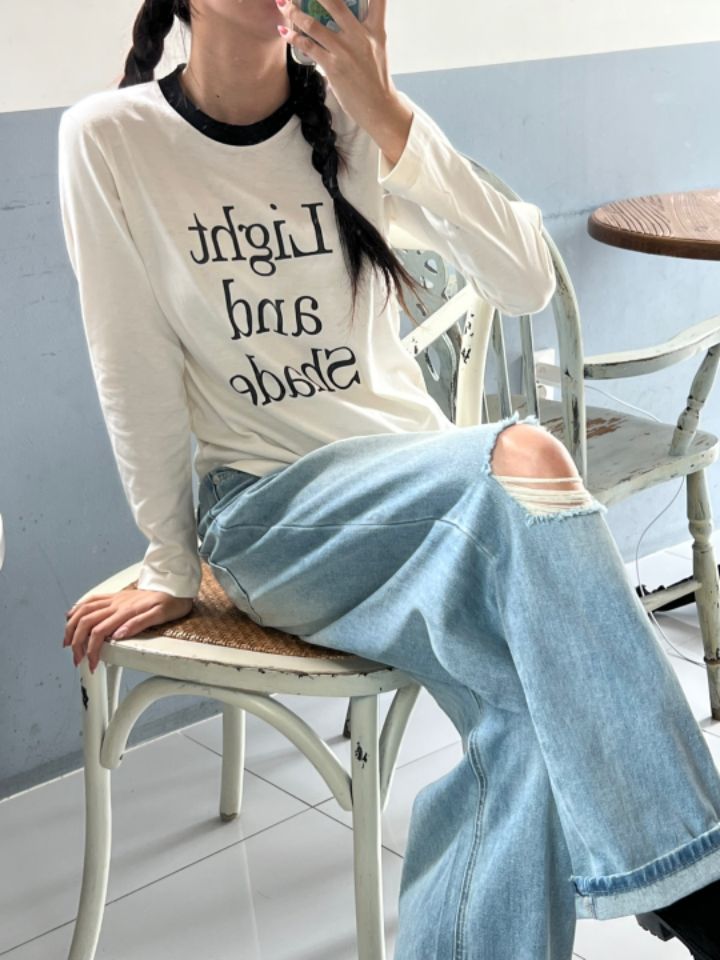 HEY/TO SEWING東大門㊣實拍女裝新款時尚推薦25秋夏長袖T恤BY HEY/TO SEWING長袖T恤