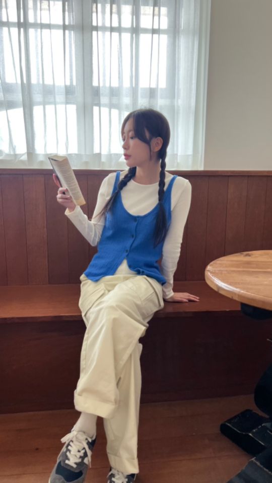 HEY/TO SEWING東大門㊣直郵女裝新款職業休閑推薦真品馬甲BY HEY/TO SEWING馬甲