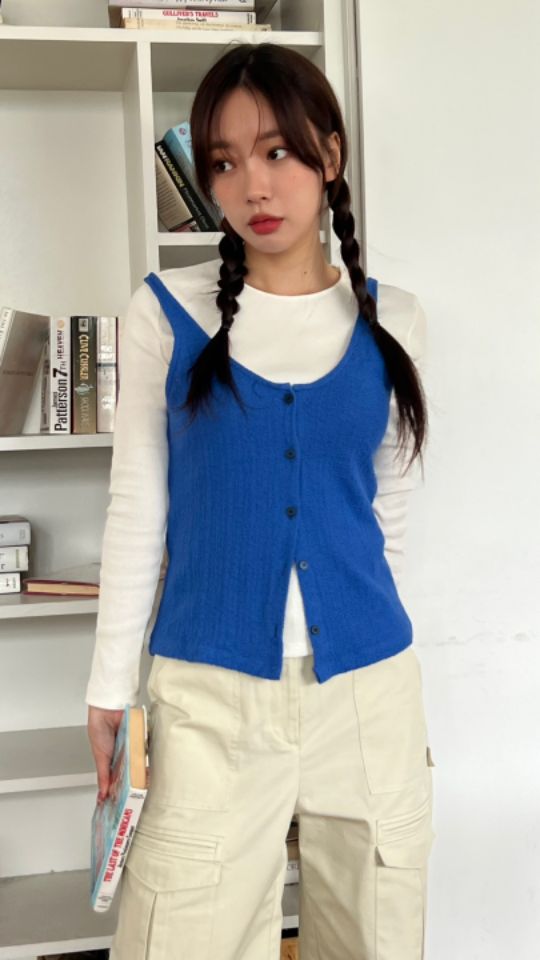 HEY/TO SEWING東大門㊣直郵女裝新款職業休閑推薦真品馬甲BY HEY/TO SEWING馬甲