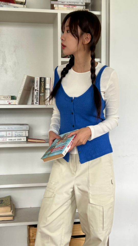 HEY/TO SEWING東大門㊣直郵女裝新款職業休閑推薦真品馬甲BY HEY/TO SEWING馬甲