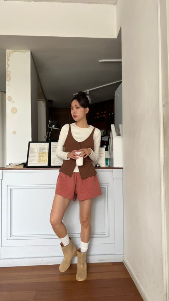 HEY/TO SEWING東大門㊣直郵女裝新款職業休閑推薦真品馬甲BY HEY/TO SEWING馬甲