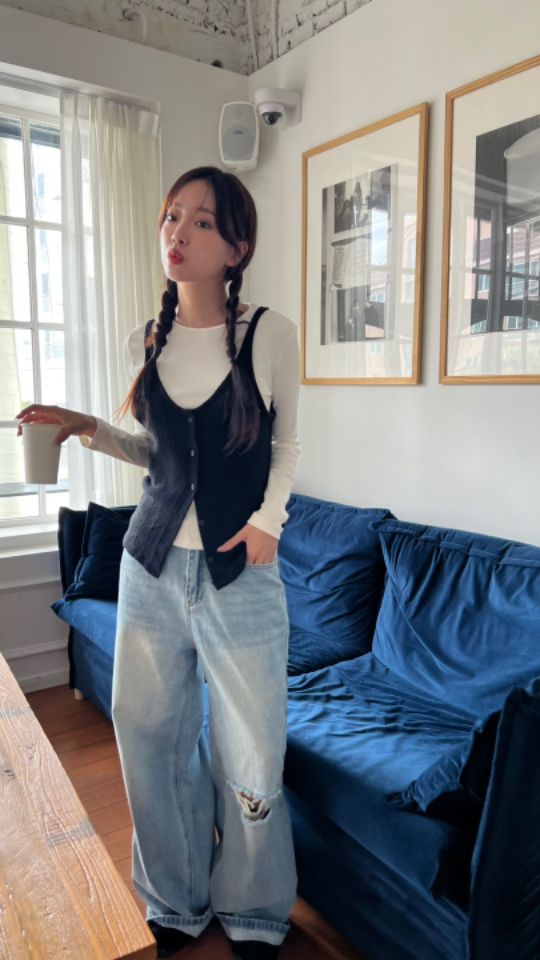 HEY/TO SEWING東大門㊣直郵女裝新款職業休閑推薦真品馬甲BY HEY/TO SEWING馬甲