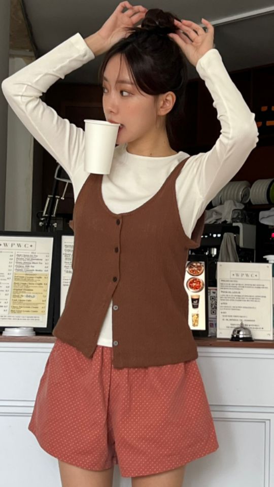 HEY/TO SEWING東大門㊣直郵女裝新款職業休閑推薦真品馬甲BY HEY/TO SEWING馬甲