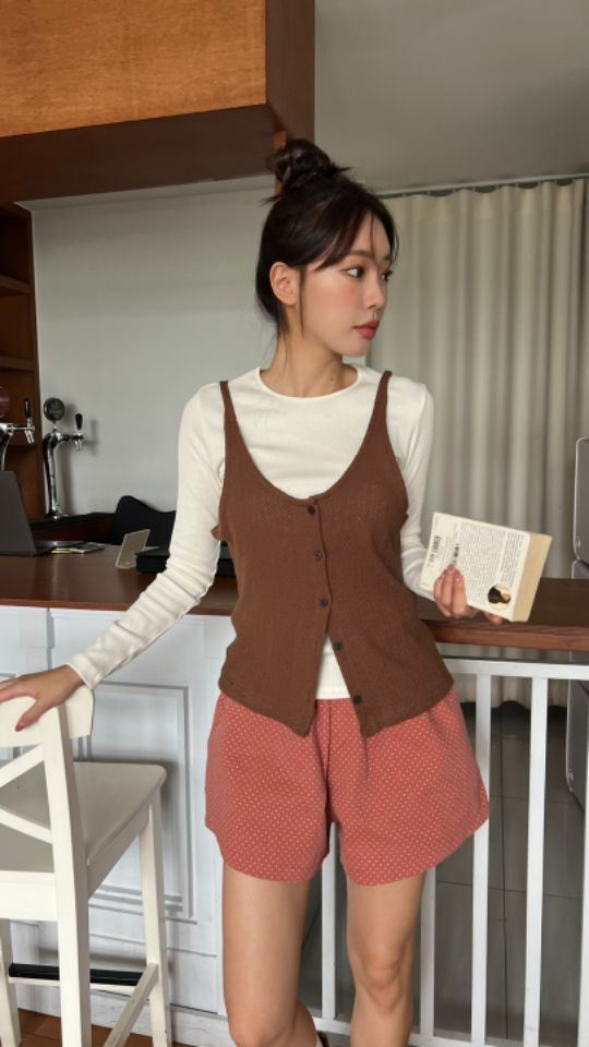 HEY/TO SEWING東大門㊣直郵女裝新款職業休閑推薦真品馬甲BY HEY/TO SEWING馬甲圖色2