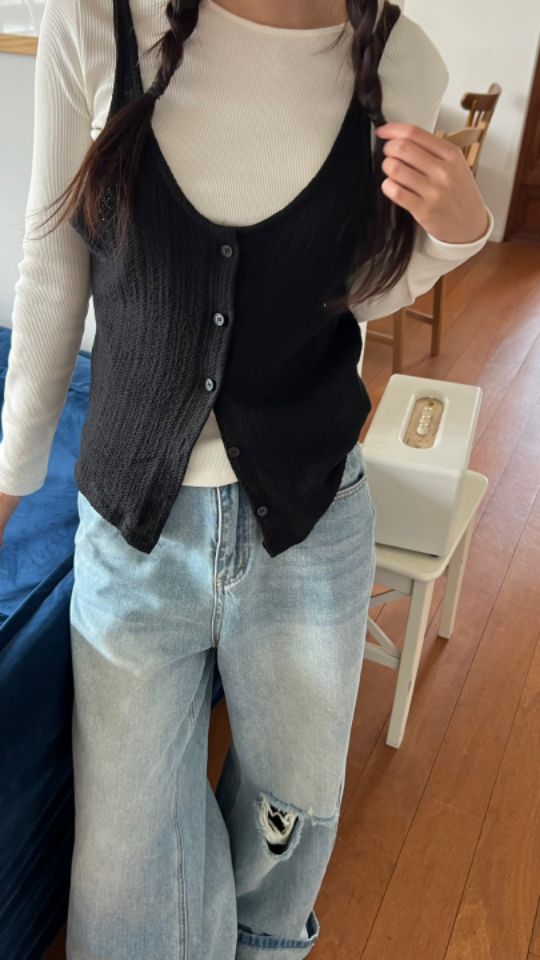 HEY/TO SEWING東大門㊣直郵女裝新款職業休閑推薦真品馬甲BY HEY/TO SEWING馬甲圖色3
