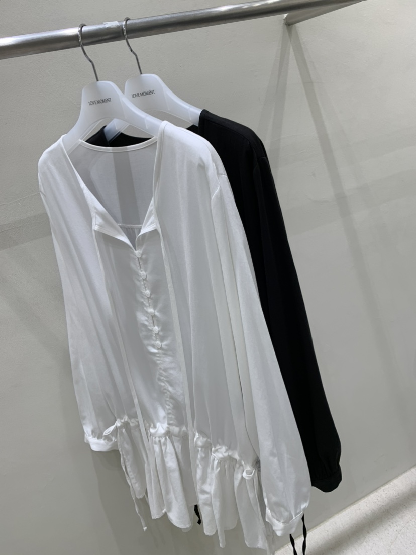 LOVE MOMENT韓國代購㊣女士新品25秋夏休閑時尚職業連衣裙VEGETABLE連衣裙