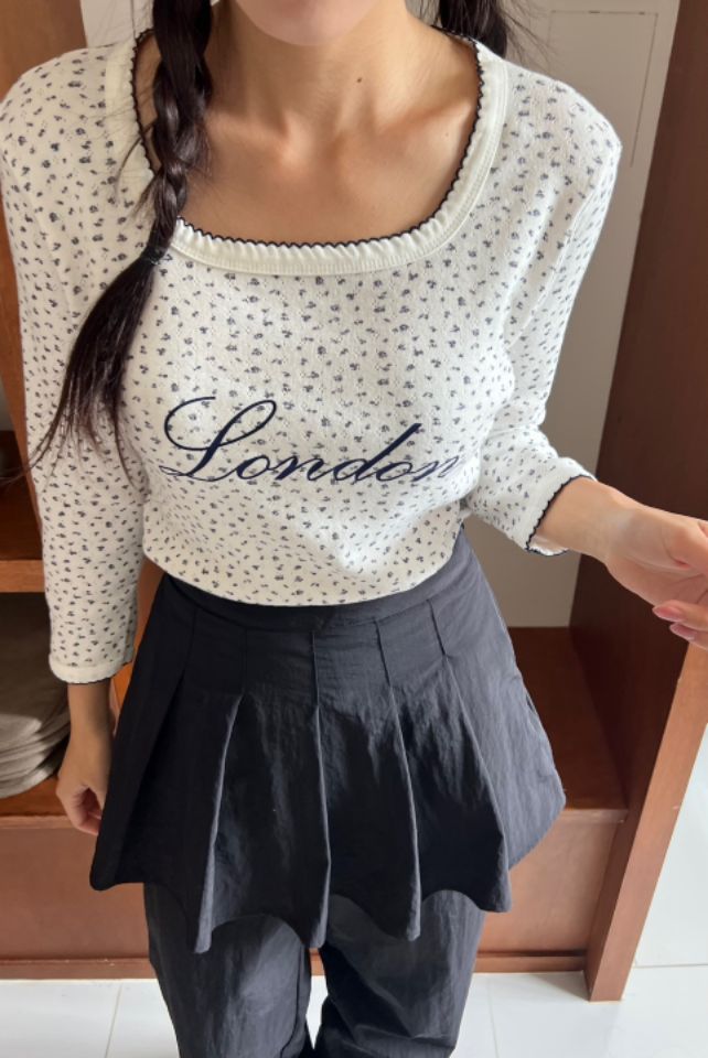 HEY/TO SEWING東大門㊣直郵女裝新款25秋夏時尚推薦長袖T恤BY HEY/TO SEWING長袖T恤圖色2