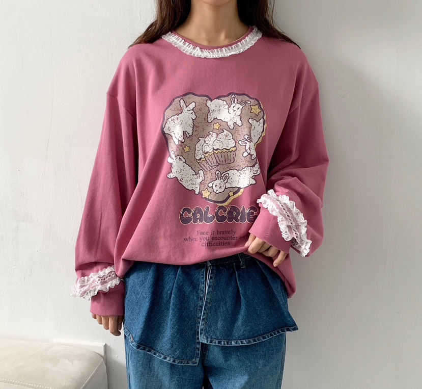 LOVABLE韓國代購㊣女士新款職業休閑熱賣時尚推薦真品人氣衛衣LOVABLE衛衣