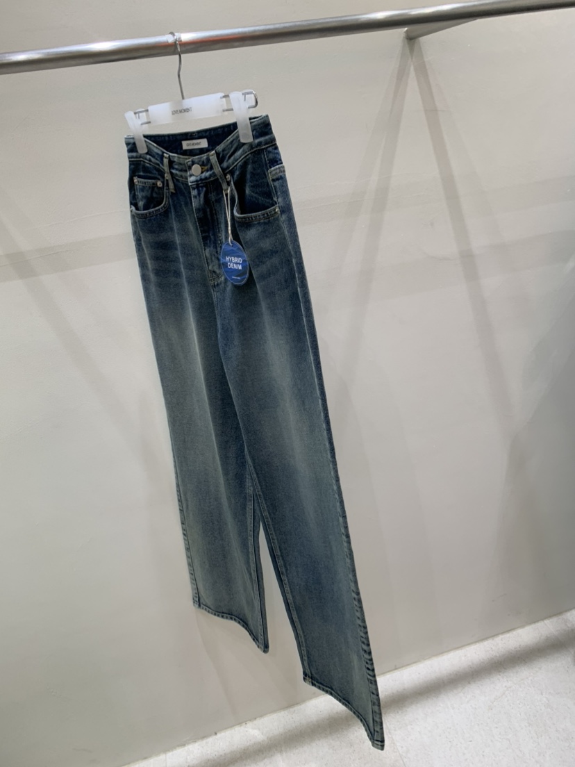 LOVE MOMENT東大門㊣代購女士新品熱賣時尚真品推薦牛仔褲VEGETABLE牛仔褲