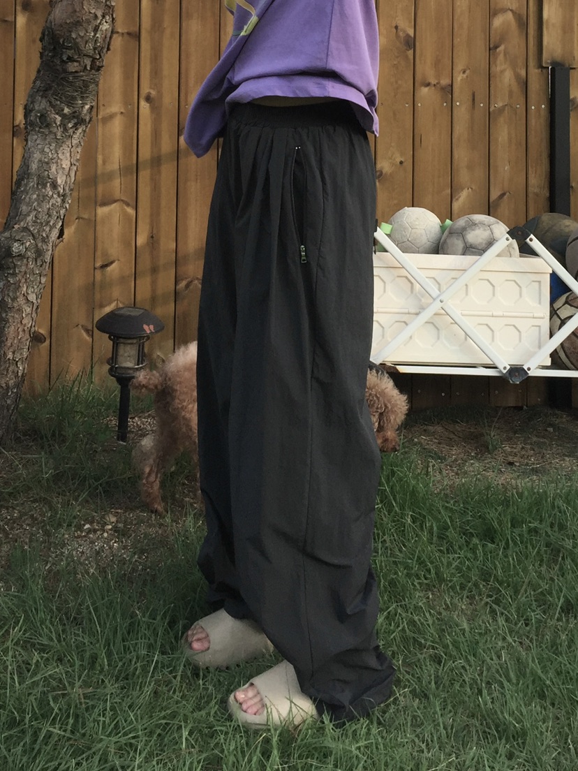 ARCHIVE-P韓國直郵㊣女士新款休閑職業人氣休閑褲尼龍拉鏈ARCHIVE-P休閑褲