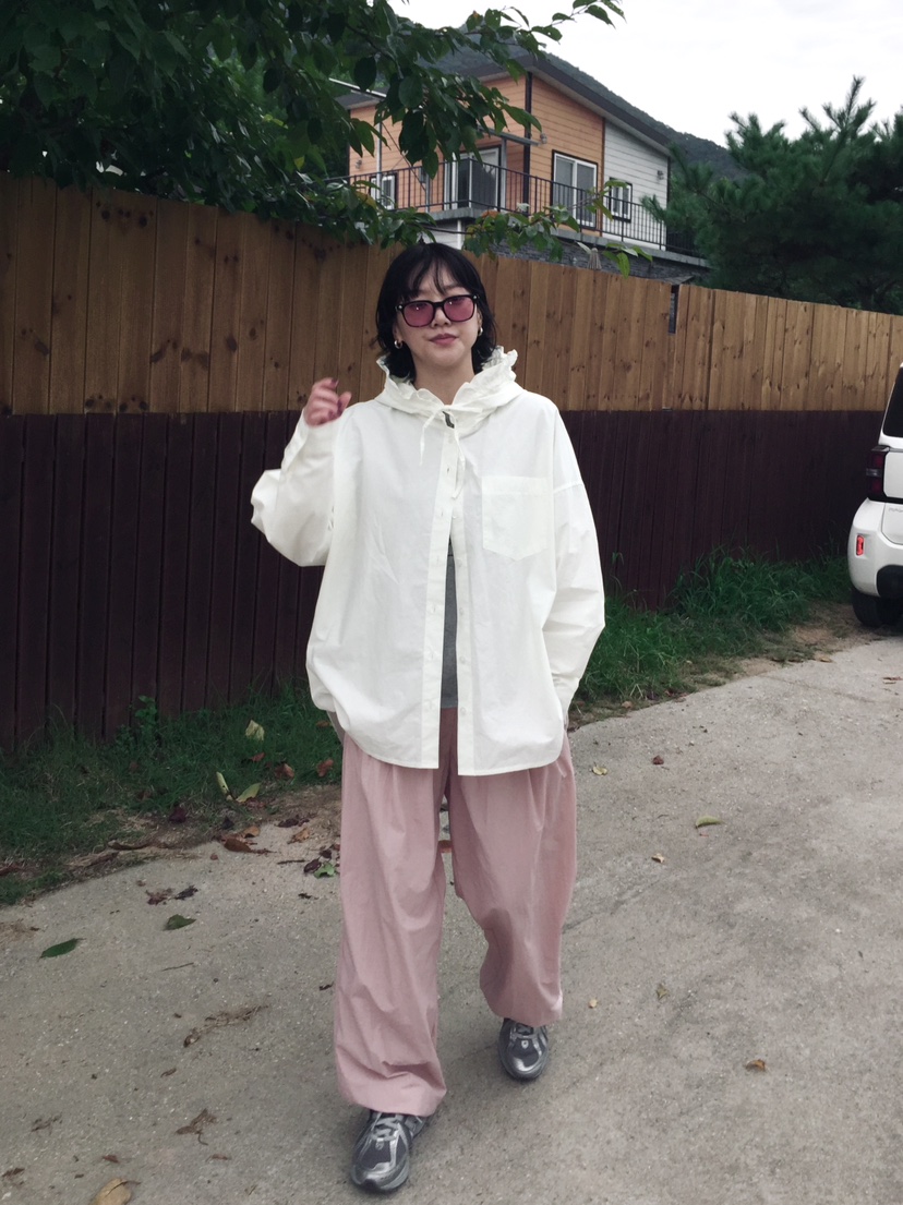 ARCHIVE-P韓國直郵㊣女士新款休閑職業人氣休閑褲尼龍拉鏈ARCHIVE-P休閑褲