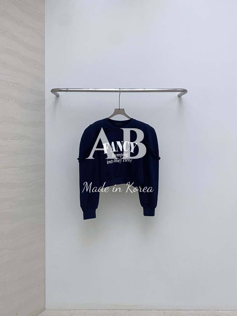 AB韓國代購㊣女裝新款熱賣25秋夏推薦職業真品時尚休閑衛衣AB衛衣圖色3