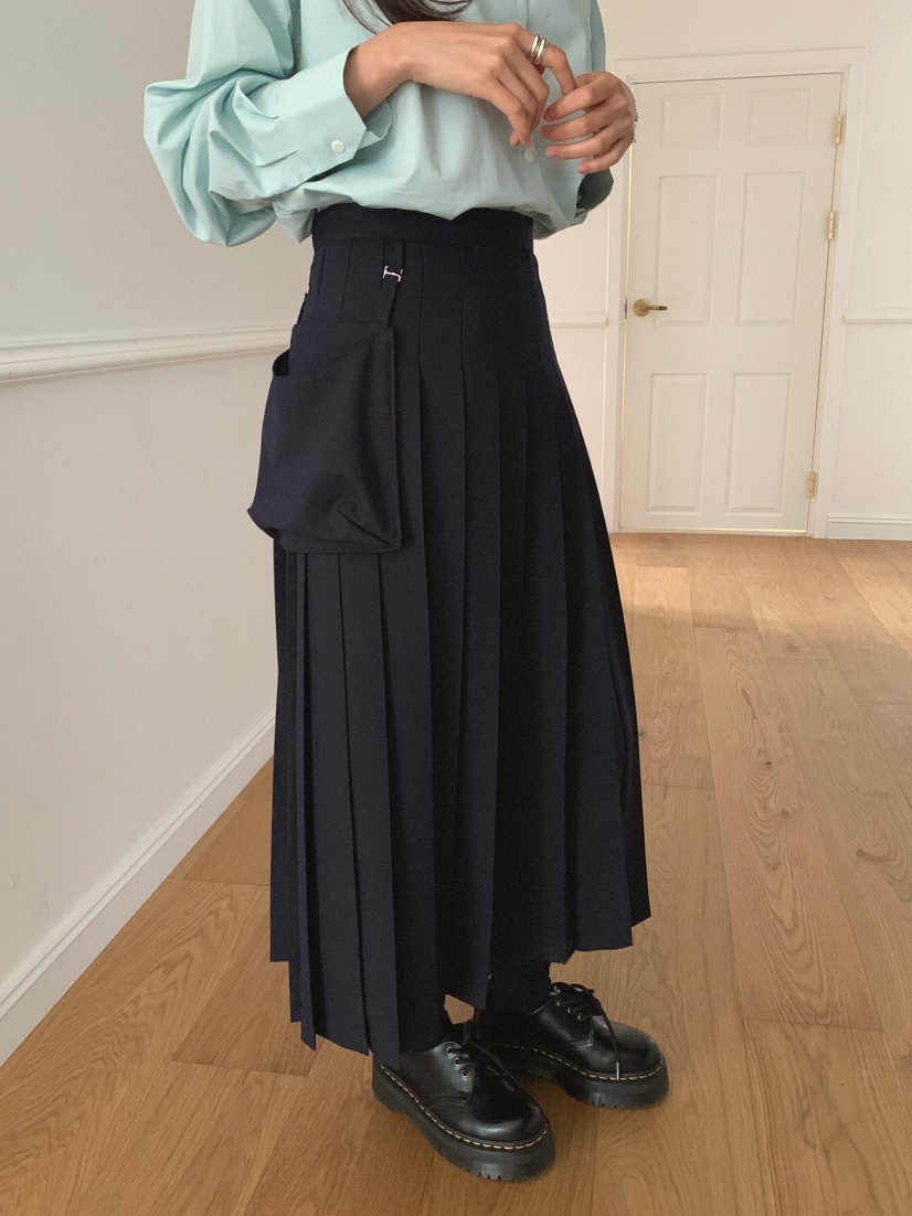 SLAT東大門㊣直郵女士新品25秋夏真品休閑時尚職業熱賣長裙UNICO-p長裙