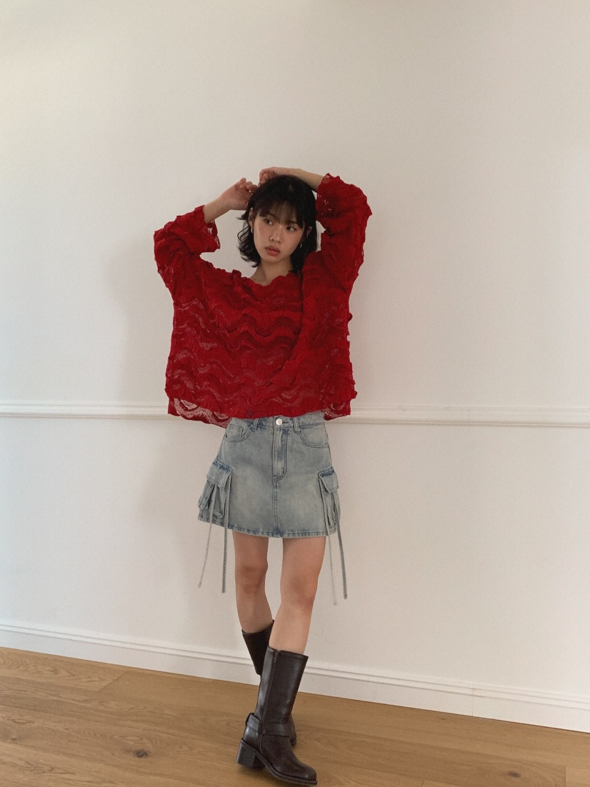 SLAT韓國直郵㊣女士新款推薦人氣休閑真品熱賣時尚25秋夏針織衫UNICO-p針織衫