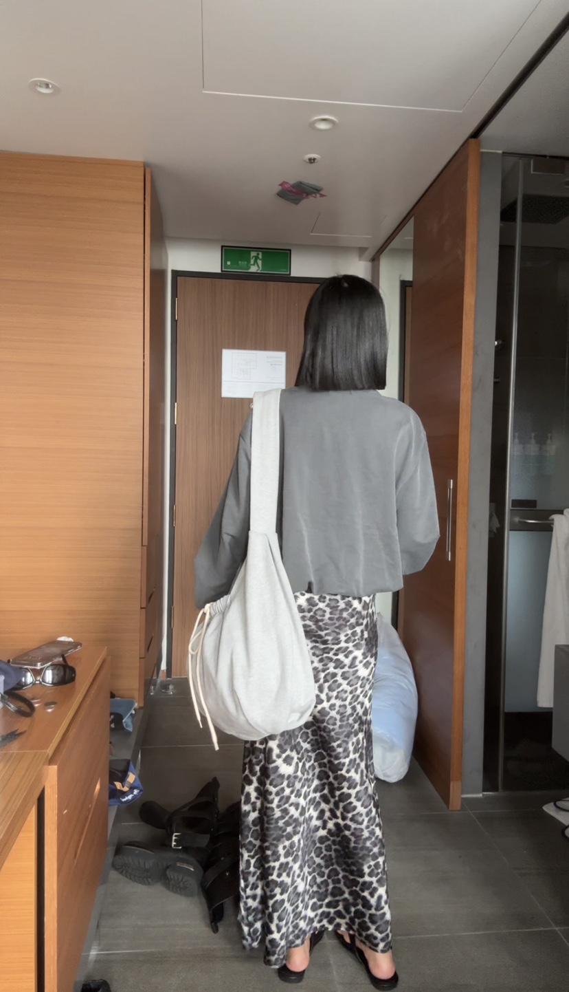 X-MOOD東大門㊣直郵女裝新款人氣真品熱賣時尚推薦長裙豹紋X-MOOD長裙