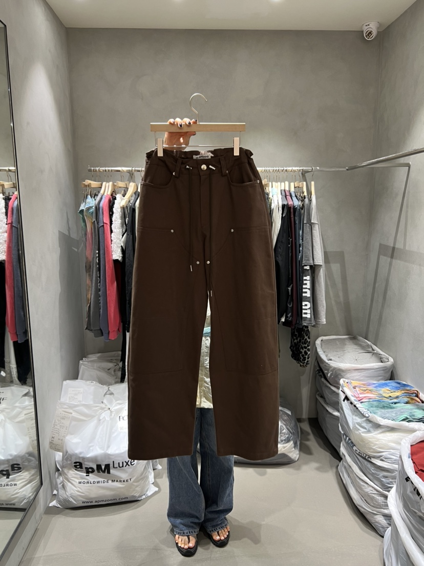 X-MOOD東大門㊣直郵女士新款時尚休閑25秋夏真品推薦休閑褲X-MOOD休閑褲圖色2