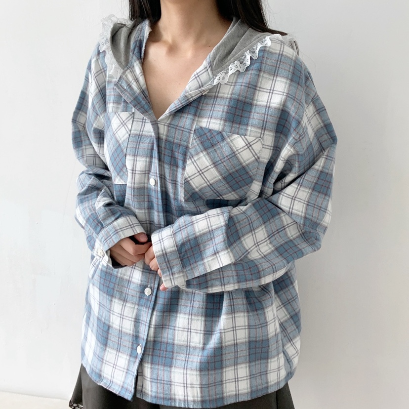 LOVABLE韓國直郵㊣女士新品熱賣職業人氣時尚真品襯衫蕾絲衫LOVABLE襯衫/蕾絲衫