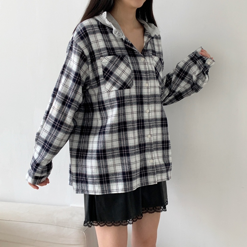 LOVABLE韓國直郵㊣女士新品熱賣職業人氣時尚真品襯衫蕾絲衫LOVABLE襯衫/蕾絲衫