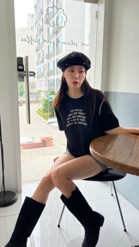 HEY/TO SEWING韓國代購㊣女裝新品25秋夏真品人氣休閑T恤BY HEY/TO SEWINGT恤