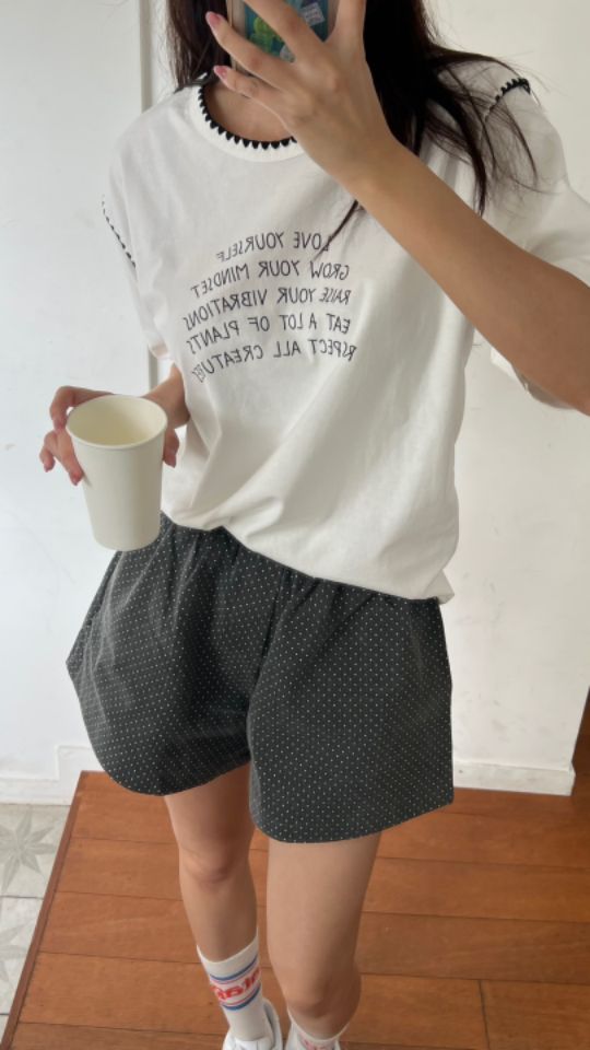 HEY/TO SEWING韓國代購㊣女裝新品25秋夏真品人氣休閑T恤BY HEY/TO SEWINGT恤圖色3
